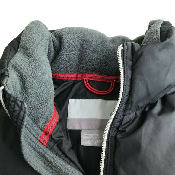 Nike Down Feather Puffy Puffer Coat Jacket, Black, Full Zip Youth 8-10 (Medium) - Picture 9 of 12